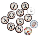Clock Pattern Snap Button Sewing Crafts Snappers DIY Crafts Fastener 12pcs