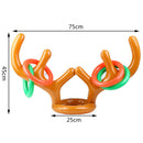 Inflatable Christmas Reindeer Antler Hat Ring Toss Christmas Party Game ToysB3C