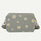 Small Fresh Leather Shoulder Bags Women Girls Floral Messenger Bags (Green)