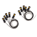 10pcs Single Head LED Light Lawn Park Lamppost 3V Lamp Scenery Decoratives