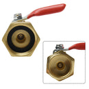 2pcs/set 3/4inch Female Winterize Blowout Adapter With Ball Valve 1/4inch Male