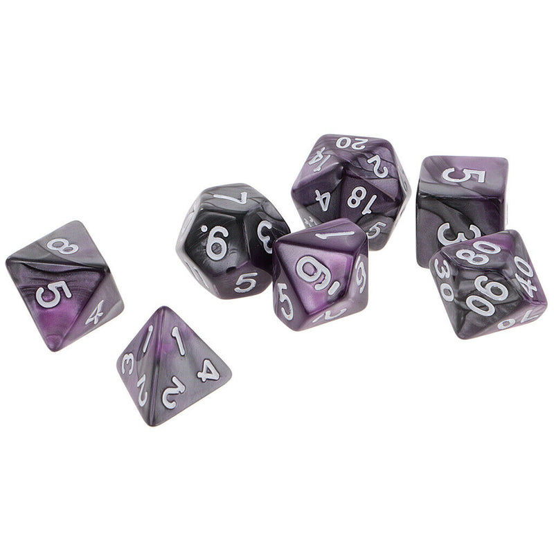 Lot Of 35 Polyhedral Dice For   Tabletop Role Playing Game