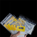 10 x Vertical Solid Vinyl Clear ID Card Badge Holder Case Cover Sleeve Austra Hn