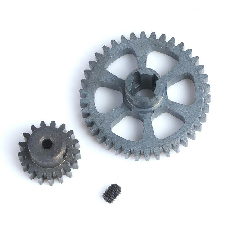 Metal Reduction Gear + Motor Gear Spare Parts for Wltoys A949 A959 A969 A979 Gn