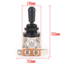 3 Way Switch Electric Guitar Pickup Toggle Switch Selector With black Tip KnobJR