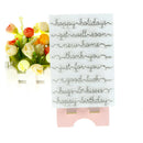 English greetings Transparent Silicone Clear Stamps for Scrapbook Album Cards LJ