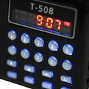 Mini Portable LED Digital FM Radio Speaker USB Micro SD TF Card MP3 Music P