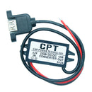 DC 12V To 5V 3A 15W USB Output Power Adapter Converter Module For Car Boat FT