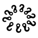 10 Pcs Plastic Shock Bungee Cord Karabiner Hook Elastic Cord Rope End Buckle