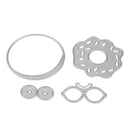 4pcs DIY Doughnut Cutting Dies Stencil Scrapbooking Embossing Paper Craft