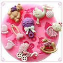 Baby Shower Silicone Fondant Cake Mould Mold Chocolate Baking Sugarcraft Pg
