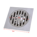 304 Thickness Stainless Steel Bathroom Shower Square Floor Drain Cover