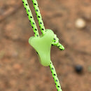 Outdoor Camping Luminous Awning Anti-slip Triangle Tent Rope Buckle (10pcs) A