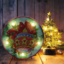 DIY Diamond Painting LED Lamp Partial Drill Special Shape Christmas Decor