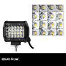Led Work Light Bar Flood Spot Offroad Truck Fog Driving Suv Boat 72W Led Wo