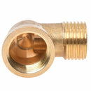 1/ 2PT Male to 1/ 2NPT Female Thread Elbow Pipe Coupler