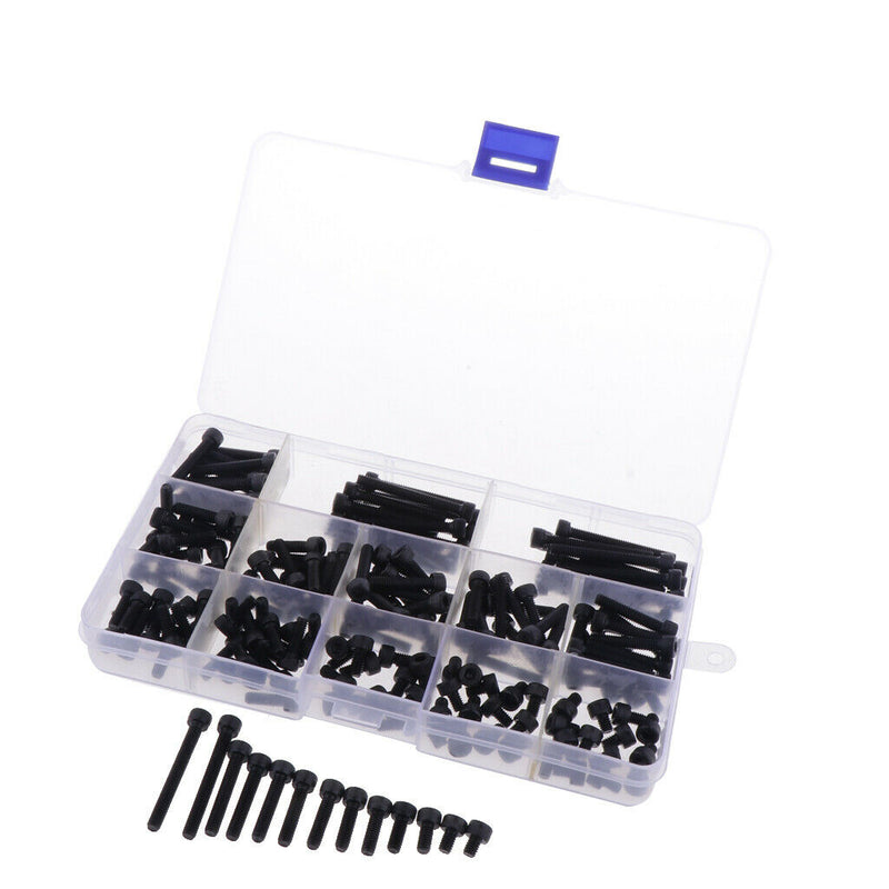 Black-force 12.9 Screw Alloy Level Hexagon Steel Plug Head Cap Screws Series Set