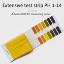Ph Test Strips 1-14 in dicator Paper Lab Litmus Test 80 in 1 Kit for Water  B2N2
