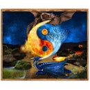 5D DIY Full Drill Diamond Painting Dragon Cross Stitch Embroidery Craft