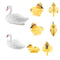 8 Pieces Plastic Floating Swan Duck Decoy for Hunting &Fishing Garden Scarer