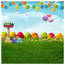 3x5Ft Cute Fresh Grass vinyl Photo background Studio Props Backdrops Easter H9D5