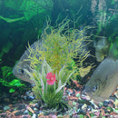 Artificial Curved Grass Fish Tank Water Plants Viewing for Aquarium Decor