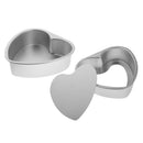 2x NonStick Springform Cake Tin Removable Bottom Heart Shaped Cake Mold