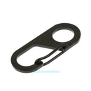 Mini Portable Stainless Steel Outdoor Snap Hook Buckle EDC Gear Carabiner Tool