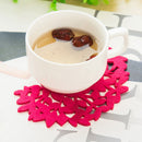 2x Colorful Tree Shape Felt Coaster Cup Mat Pad for Bowl Mug Glass Plate ATAU LJ