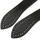 2x PU Leather Handles Handbag Shoulder Bag Accessories Short Strap Black