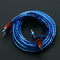 5 Meter 2 RCA to 2 RCA Plug Car Audio System Amplifier Braided Copper Cable