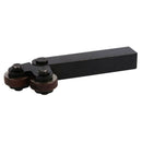 Steel Dual Wheel Knurling Tool Set With Diagonal Linear Knurl Wheel 1Mm Pit