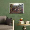 5D DIY Diamond Painting Old House Full Round Drill Embroidery Home Decor