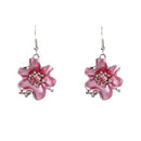 New Fashion Flowers Necklace Earrings Diamond Elegant Women Jewellery Set o K2B5