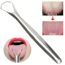 Stainless Tongue Scraper Fresh Breath Metal Cleaning Cleaner Tool for Oral Care/