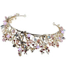 Baroque Style Upscale Bridal Jewelry Boutique Crown Headdress Handmade Crys