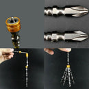 5X(PH2 Hardness 65MM Cross Head Screwdriver Bit Double Head Electric Screw N3H4)