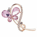 1 x Brooch Creative Butterfly Modeling Design Woman Alloy Brooches Clothes  P7V8