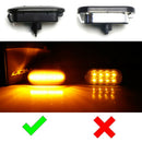 1Pair New Dynamic Smoke LED Marker Signal Light Indicators For Bora Golf 3 4 FT