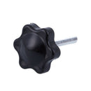 M4 x 30 mm Male Thread 25mm Star Head Bolt On Self-tapping Screw Handle 5 P P7Y5