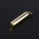 Mini Brass EDC Survival Waterproof Pills Case Medicine Box Container