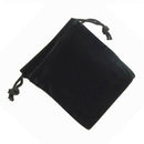 10 Pcs Stylish Velvet Drawstring Jewelry Pouches/Gift Bags/Pockets-Black D4B1