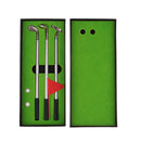 Golf Pen Set Mini Desktop Golf Game Putting Green Flag Ballpoint Pens Red