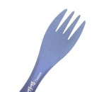 Outdoor Camping Picnic Titanium Spoon Tableware Titanium Fork Ultralight Spork&j