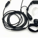 Throat Mic Earpiece for Yaesu Vertex Radio VX-6E VX-6R VX-7E VX-127 VX-170
