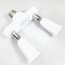 Infrared PIR Motion Sensor 2 In 1 E27 to E27 LED Lamp Bulbs Socket Splitter