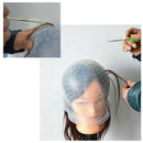 Salon 150ml Hair Dye Applicator Bottle+2pcs Tipping Tinting Caps Metal Hook Kit
