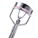 Cosmetic Tool Fuchsia White Handle Tension Spring Eye Lash Eyelash Curler
