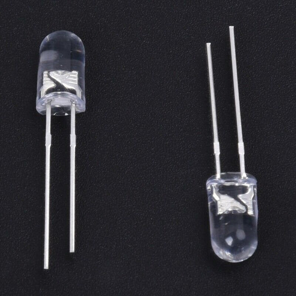 100 PCS 5mm Round Super Bright Red Light Output Diode LED Light N5U2