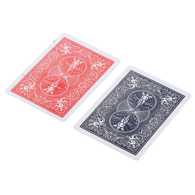 Durable Bitten and Restored Card Poker Close up Magic Kits Gimmick Props Blue or